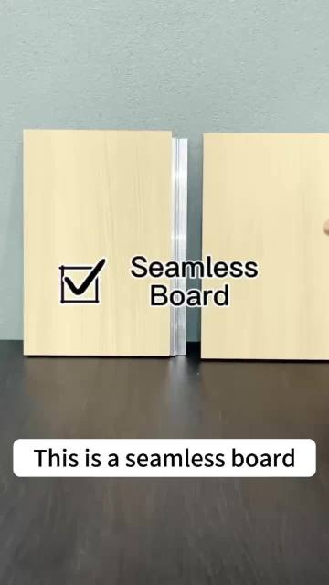 Wood grain wall panel installation display
