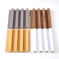 Wholesale Laminated Wooden Grain Pvc Plastic Composite Fluted Wpc Wall Panel Board1