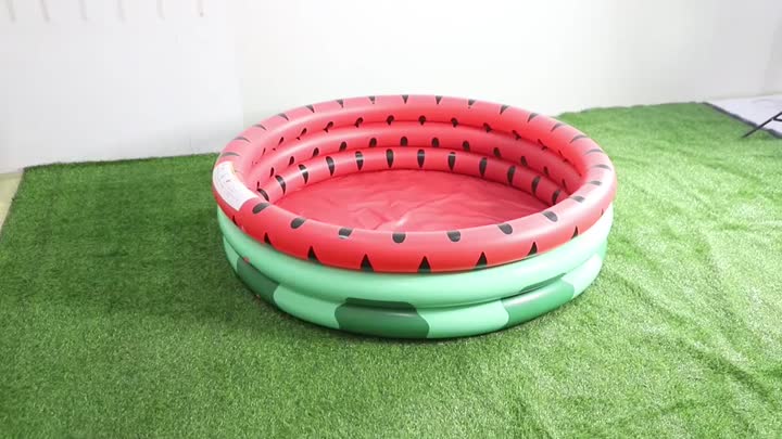 Blow up pool Garden Inflatable baby swimming pool_Video