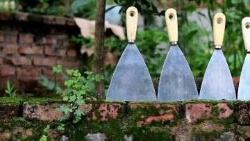 Stainless Steel Wallpaper Paint Floor Remove Tools Plastic Handle Cleaning Putty Knife1