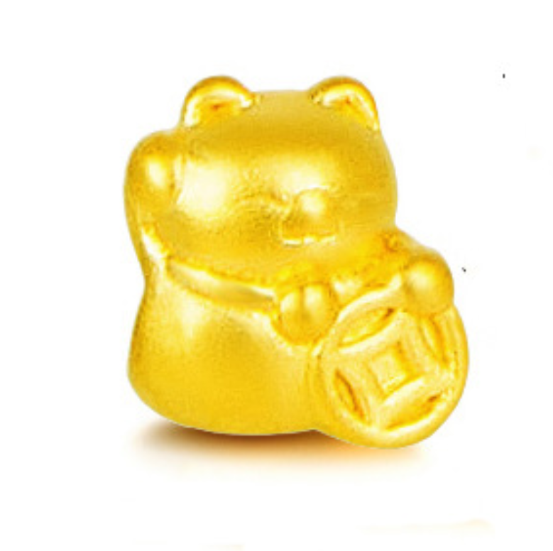 Фабрика низкая цена целая продажа 24K 3D -печать золотого подвесного подвеска для легкого золота.