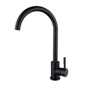 Black Modern 304 Stainless Steel Deck-Mounted Single Handle Kitchen Faucet1