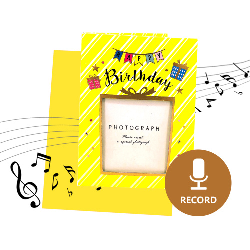 biglietti di auguri di compleanno vocali