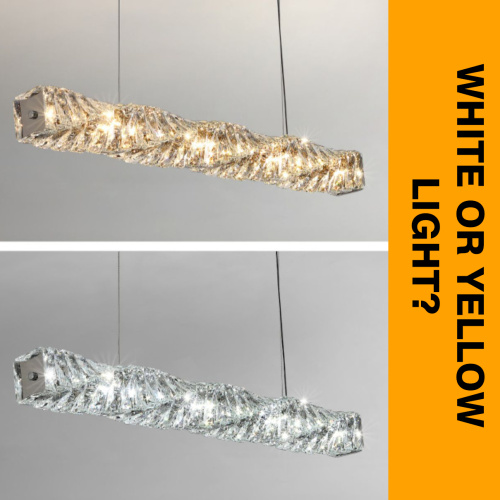 White or yellow light for decorative chandeliers?