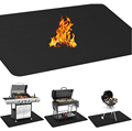 48x30 inch dưới gril mat boong patio bảo vệ hai mặt chống cháy chống cháy dầu chống nước BBQ Mat Firep