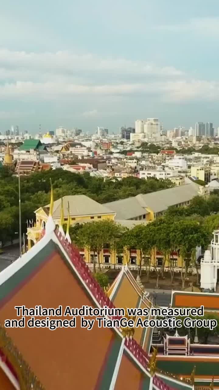 تم قياس وتصميم قاعة الاجتماعات في تايلاند بواسطة TianGe Acoustic Group