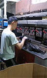 Bending the electric fryer smaller material 