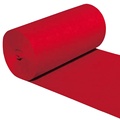 Buiten plat tapijtbroodjes rood op maat gemaakte 100% polyester, niet geweven vilten naald-punched nonwoven tentoonstelling, viering elke dag1