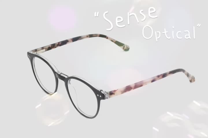 fashion design fancy acetate eyeglasses frame