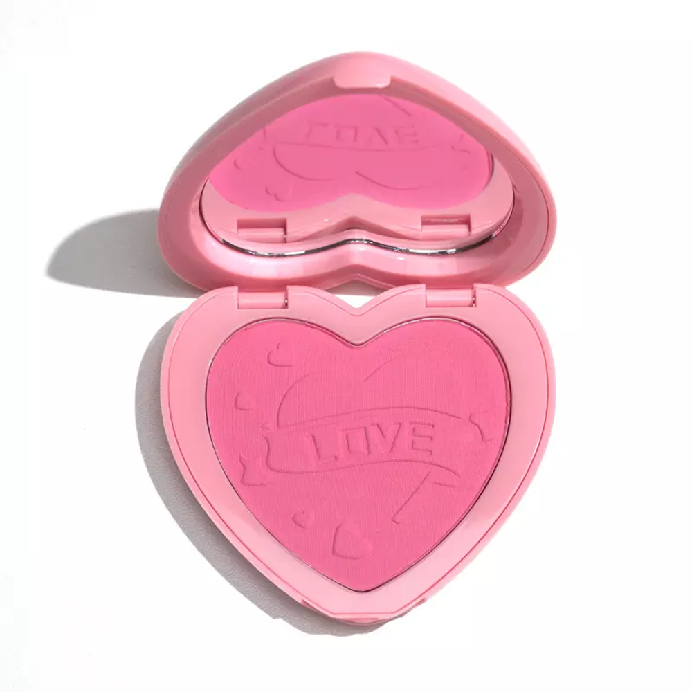 Blusher Palette Heart Shape Face Single Blush