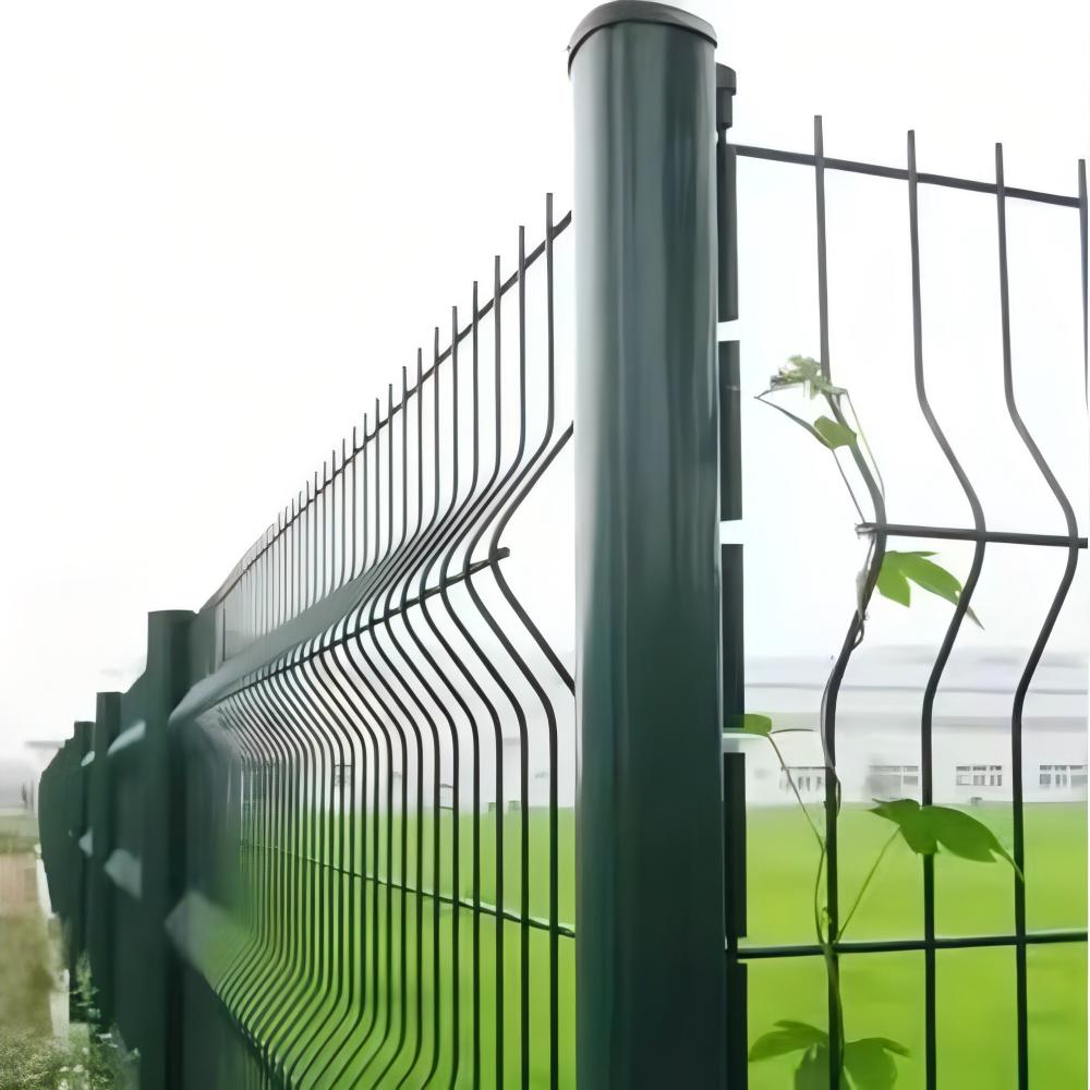 3D curved welded mesh fence