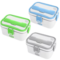 Portable Electric 304 Stainless Steel Lunch Box with Food Heating Function1