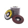 4 Inch Calcium-Coated Abrasive Flap Disc for Metal Polishing: Resistant and Curved Design1