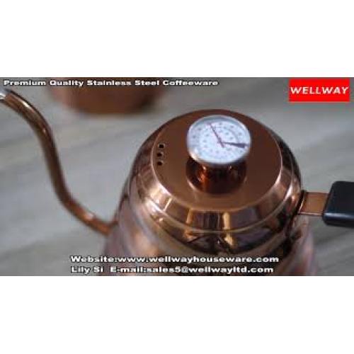 Wellway Premium Quality Stainless Steel CoffeewareCopper Accessory