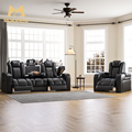 Wholesale Comfortable Leisure Adjustable Electric Leather Luxury Cinema Sofa1
