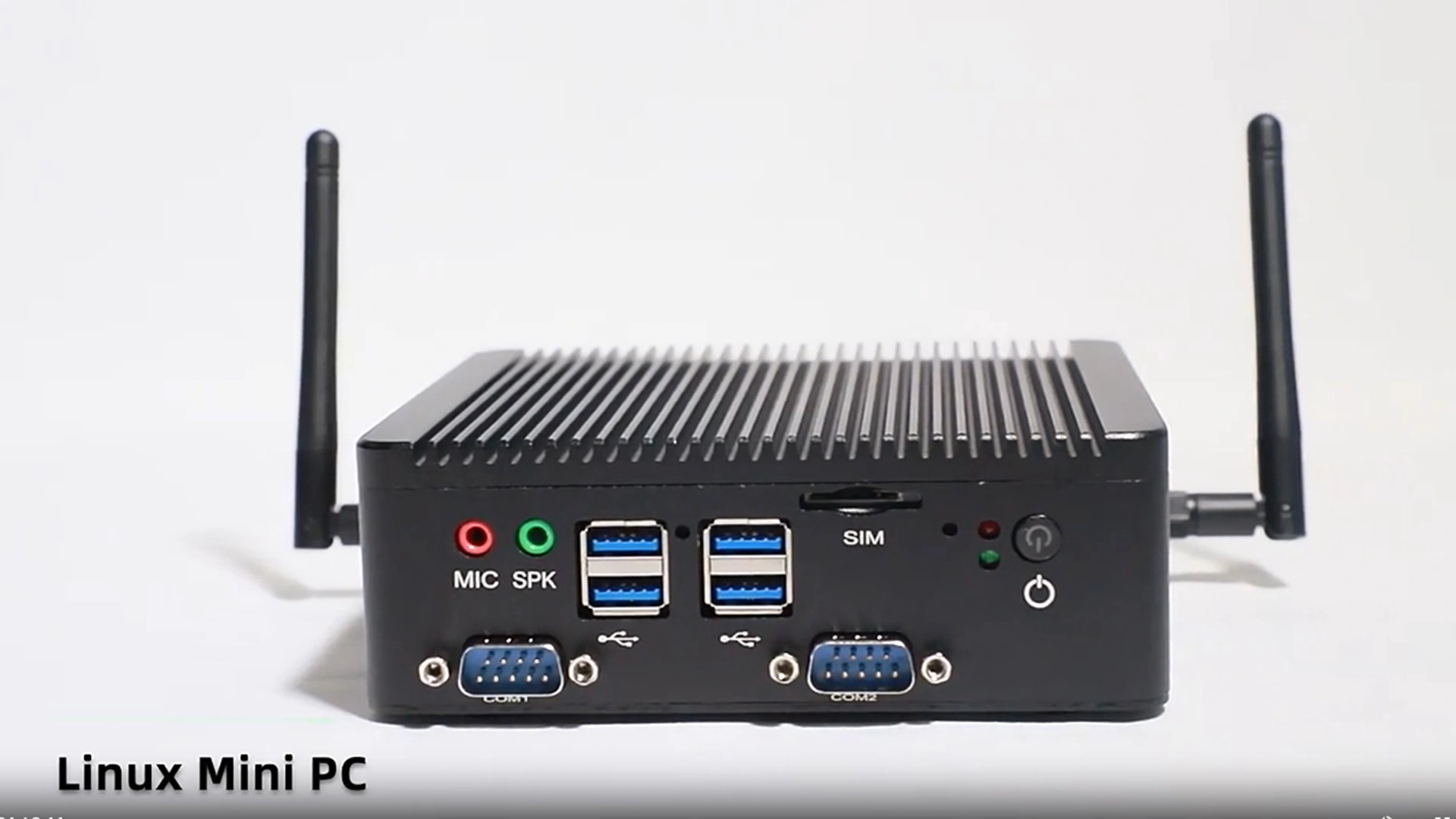 Fanless Industrial Computer J4125 RS485 Linux Mini PC China