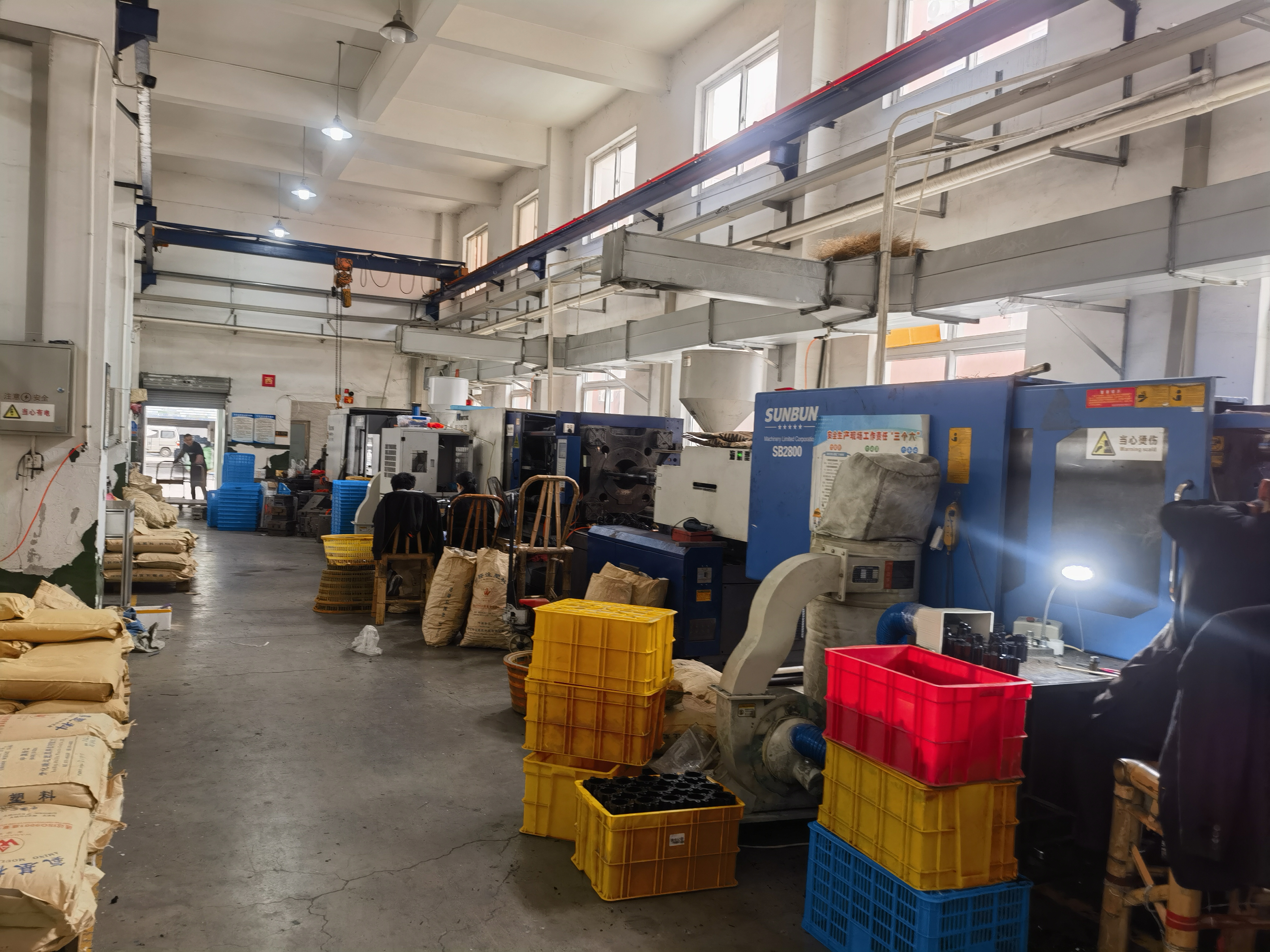 Factory interior view