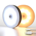 Custom USB Rechargeable LED PIR Motion Sensor Night Light for Bedroom1