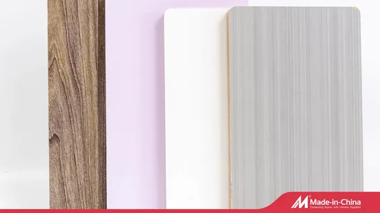 Fabricado En China 18mm Laminated/Melamine Plywood with Wood Grain for Cabinet1