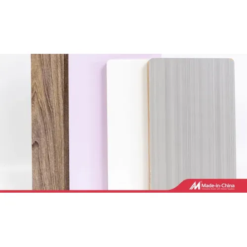 Fabricado En China 18mm Laminated/Melamine Plywood with Wood Grain for Cabinet1