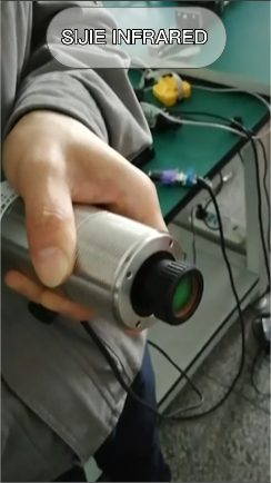 A mira a laser de pirômetros infravermelhos