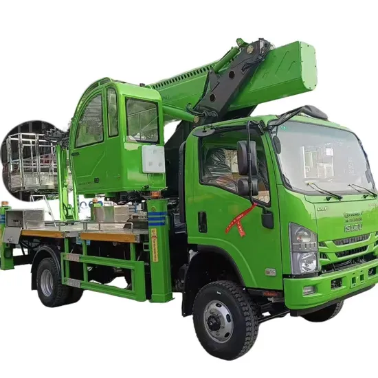 Manual Bahan Api Diesel Kenderaan Udara Ketinggian Tinggi 33m Baharu &amp; Trak Angkat Lelaki Transmisi Automatik1