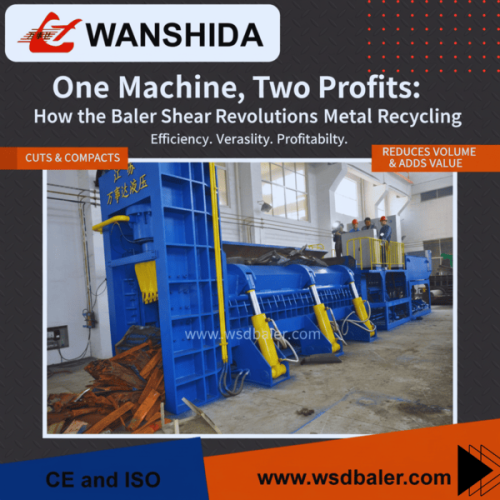 Uma máquina oferece dois lucros: como o cisalhamento do ritmo revoluciona a reciclagem de metal.