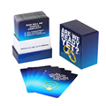 Personalized Front and Back Both Sides Paper Cards Game Printing Conversation Question Cards Game With Logo1