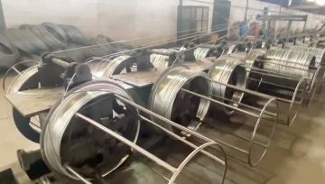  Galvanized steel strand production video