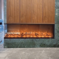 Surround Build-in  Western Style  Inserts with Glass 1500MM 3 Sides With Smart Control Multi Function   Electric Fireplace1