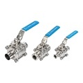 Stainless Steel 3/4 Inch Sanitary Ball Valve with Manual Handles for Water1