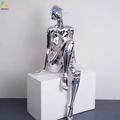 Nordic Design Robot Floor Lamp for Hotel Exhibitions1