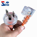 Left Angled Medical Grade Power Cable IEC C13 to Australian Mains Plug AS/NZS3112 with SAA Approval1