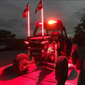 Norwayho Dream Color ATV LED Whip Flag with Quick Release Base1
