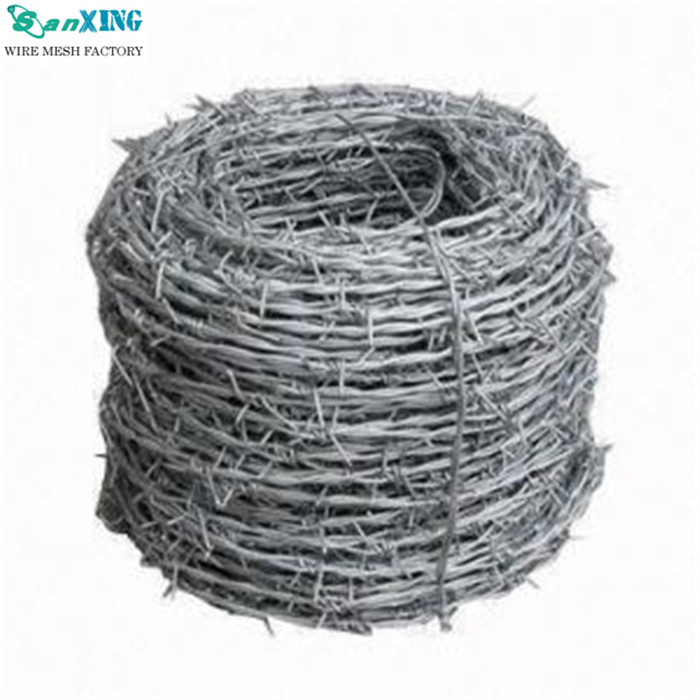 2022 // Sanxing // China Wholesale ราคาถูกใช้ Barb Wire สำหรับขาย // ลวดหนามที่มีหนาม/ลวดหนาม