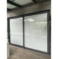 Tianerbao Powder Coating Otomatis Double Tempered Glass Aluminium Sliding Glass Door11