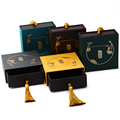 Hanhong Großhandel kundenspezifischer Schmuckverpackungsbox Quadratarmband Aufbewahrungsbox Halskette Ring China Stil Juwelierbox1