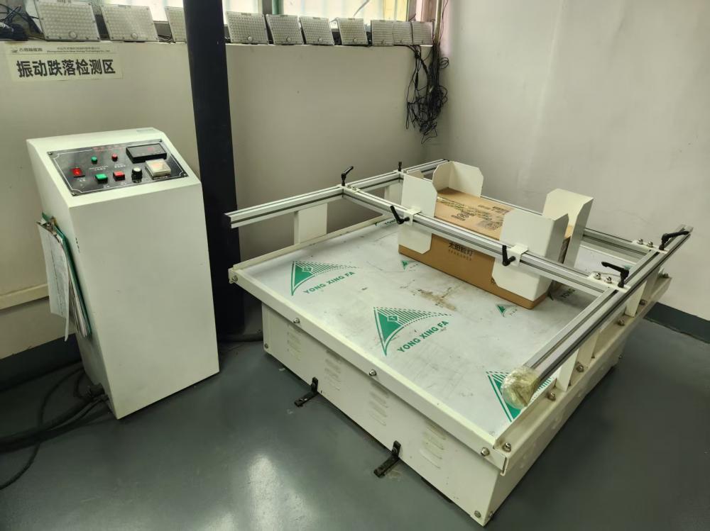 Vibration drop test area