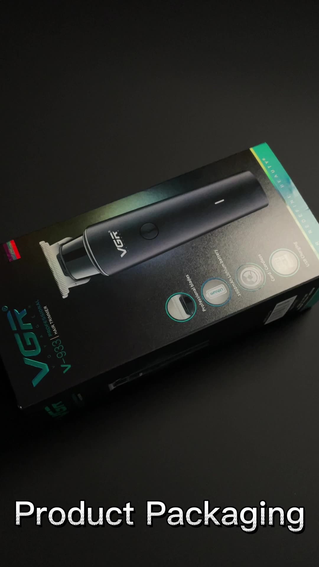 VGR V-933 Professioneller USB-wiederaufladbares Haar Clipper Elektrisches kordlesses Haarschneider für Männer Maquina de Cortar Cabelo1