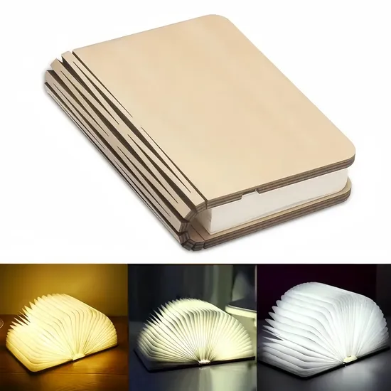 Luz de libro magnético portátil con capacidad de carga USB1