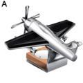 Solar-Powered Airplane Model Car Air Freshener Diffuser with Long-Lasting Rotating Propeller1
