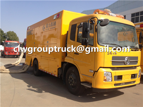 CLW GROUP TRUCK Rescue Engineering Utility Vehicle is Working