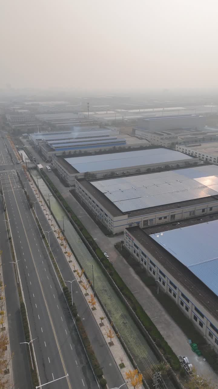 Aerial View of Foshan Bangbu
