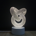 Abstract Geometry Art 3D Illusion Lamp1