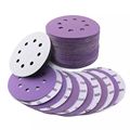 Porous Purple 6-Inch Round Sanding Disc for Car Finishing1