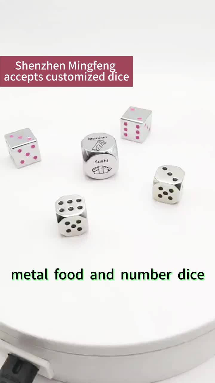 custom metal dice