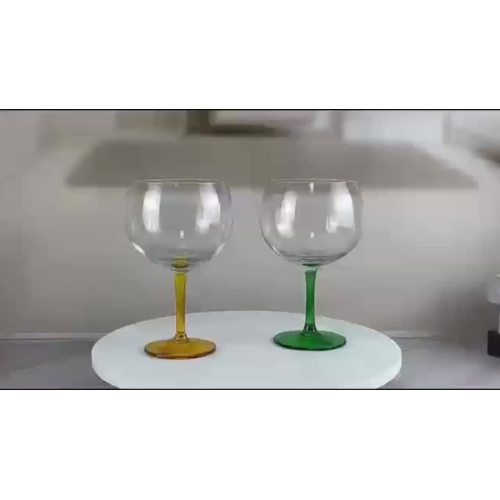 hand blown gin balloon glasses set