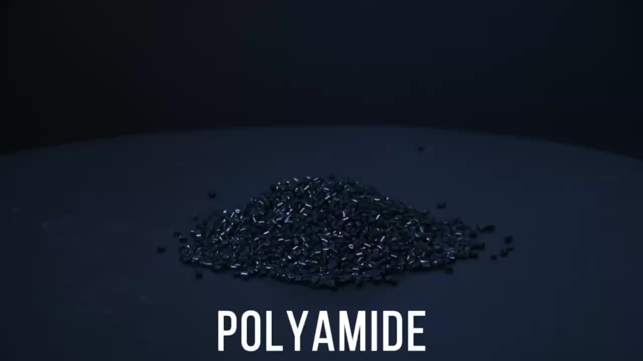 Zmodyfikowany nylon 6/66 Czarne granulki plastikowe surowce Pellet z tanią ceną1