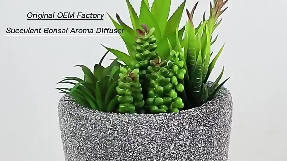 Ultrasonic Cool Mist Flower Flower Flower Succulent Arema Arema Essential Oil Diffuser 1