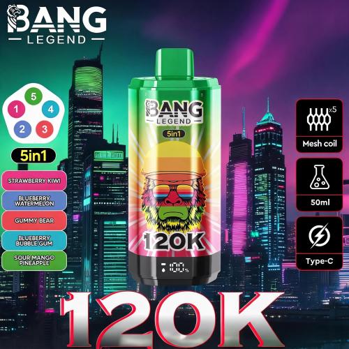 Ulasan Bang Legend 120K Puffs: Apakah Ini Vape Sekali Pakai Berkapasitas Tinggi Terbaik?